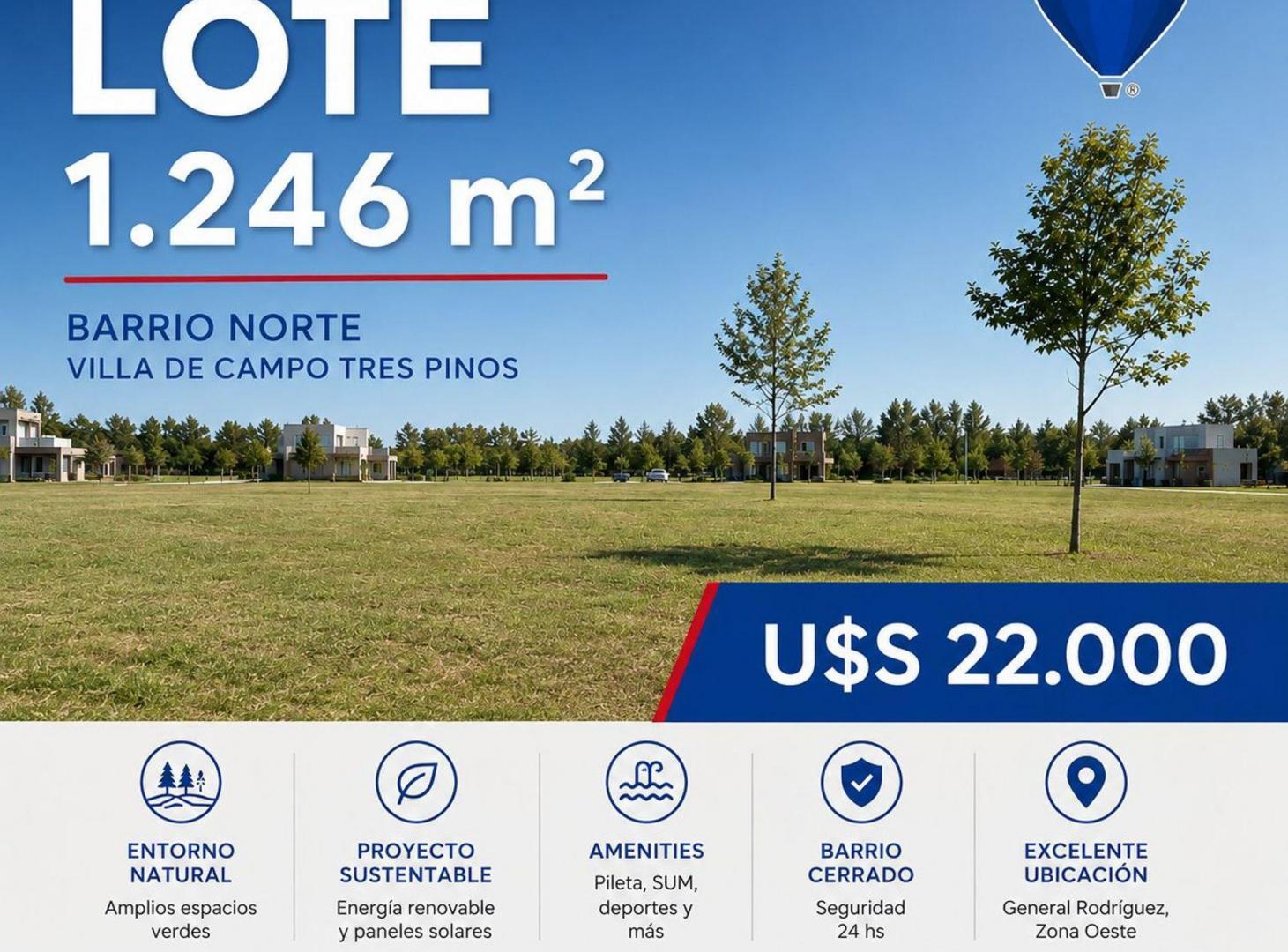 Foto de Lote Barrio Norte 1.246 M2 Tres Pinos, imagen 4