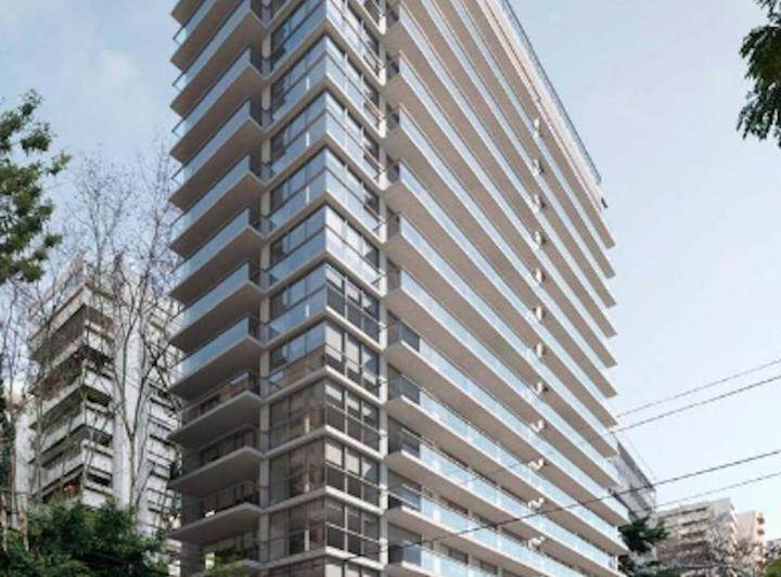 Precioso semipiso  3 ambientes con dep. Serv. 2 cocheras piso alto A estrenar  4