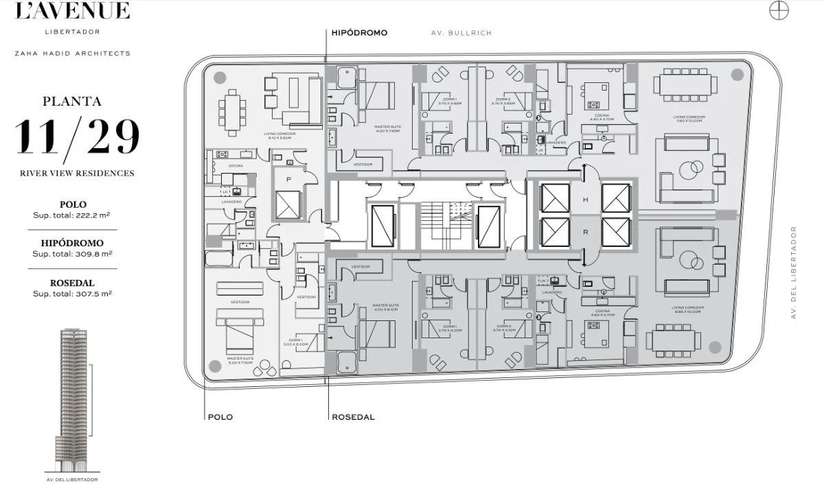 Departamento en Venta, 4 ambientes a estrenar, Palermo, Torre L`Avenue