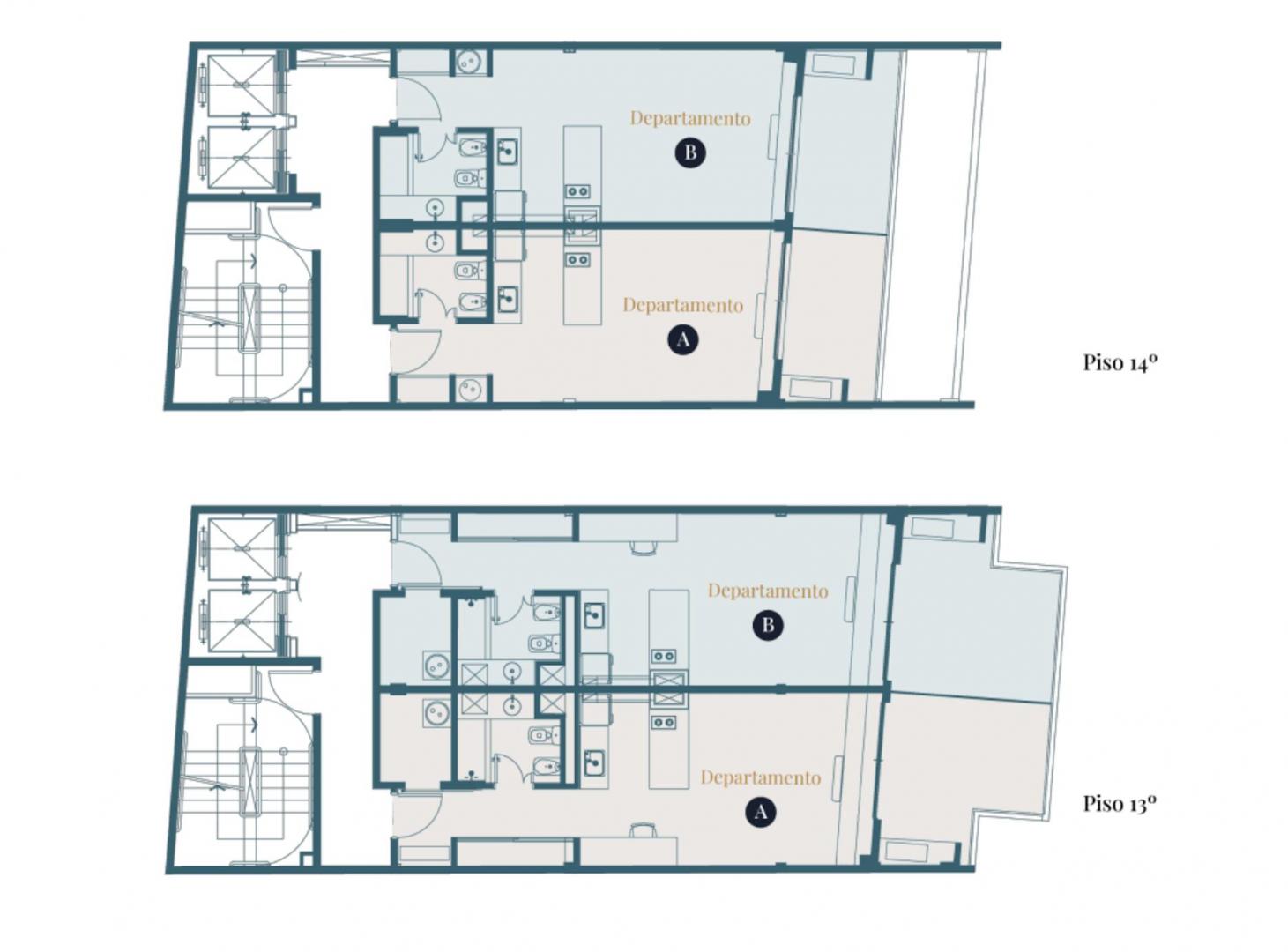 Foto de Exclusivo Monoambiente a estrenar en último piso - Amplio balcón, imagen 3