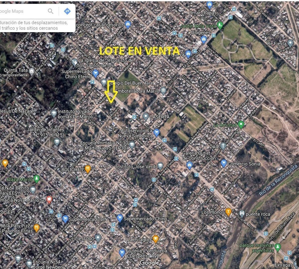 Terreno Lote en Venta 943 m² Moreno 3
