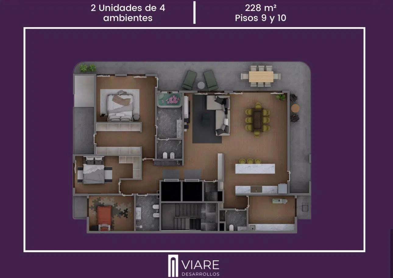 Departamento tres ambientes en venta en Berazategui 5
