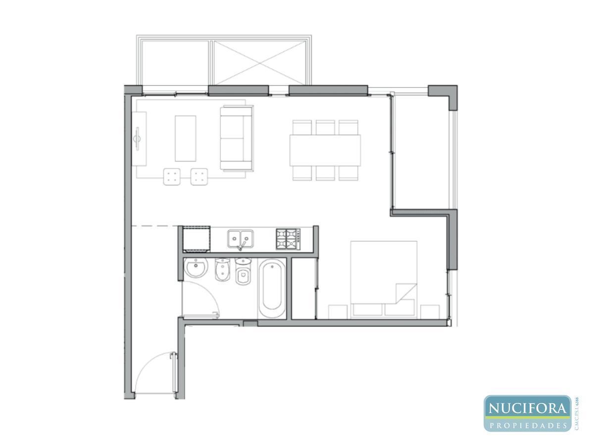Departamento en venta Torre Cardon 2 Tigre