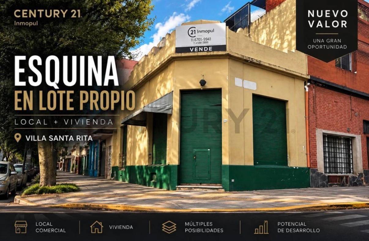 Foto de Esquina en lote propio con local + vivienda | Villa Santa Rita, imagen 2