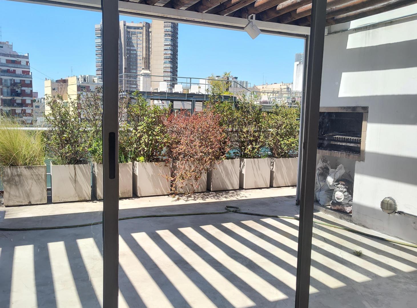 116 m2 con balcón ATERRAZADO c/ parrilla