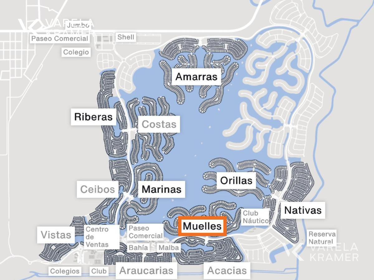 Terreno en venta en Muelles Puertos del Lago
