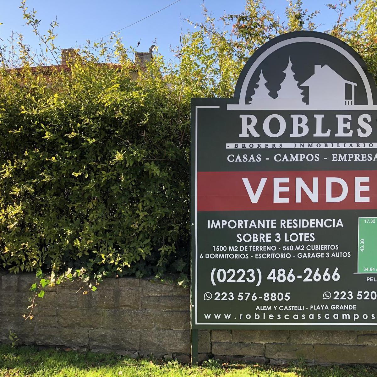 Residencia Única por Su Frente y Superficie de Terreno, Sobre Tres Excelentes Lotes. 5