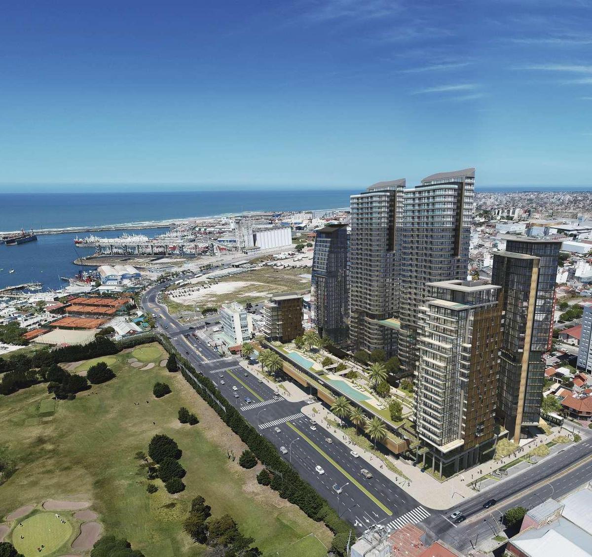 Departamento Tres Ambientes con Excelentes Vistas Al Golf y Al Mar. 5