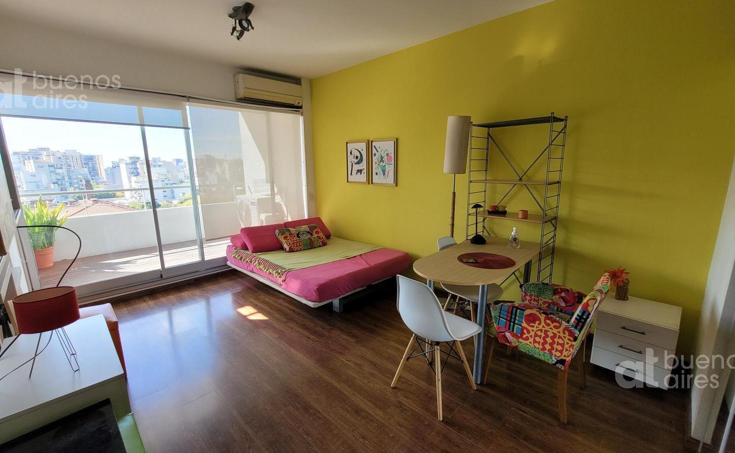 Departamento Monoambiente con balcón en Barracas en Alquiler temporario