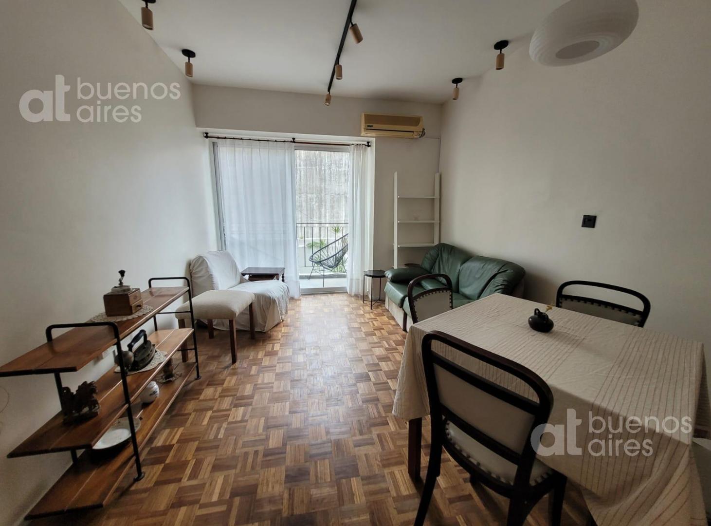 Tres ambientes en alquiler temporal RECOLETA con BALCÓN
