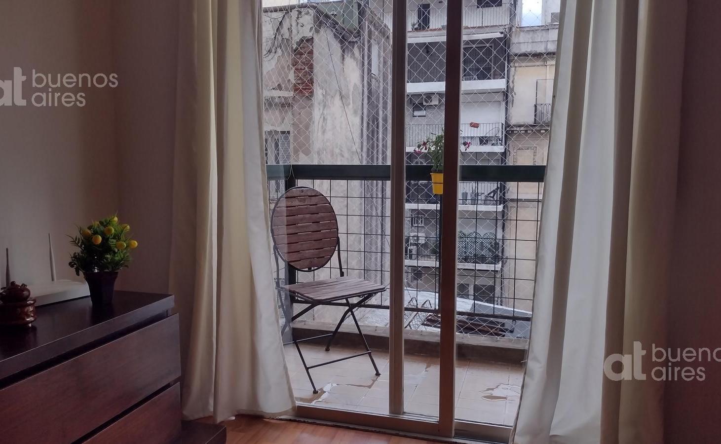 Departamento 2 ambientes con balcón en Palermo en alquiler temporario