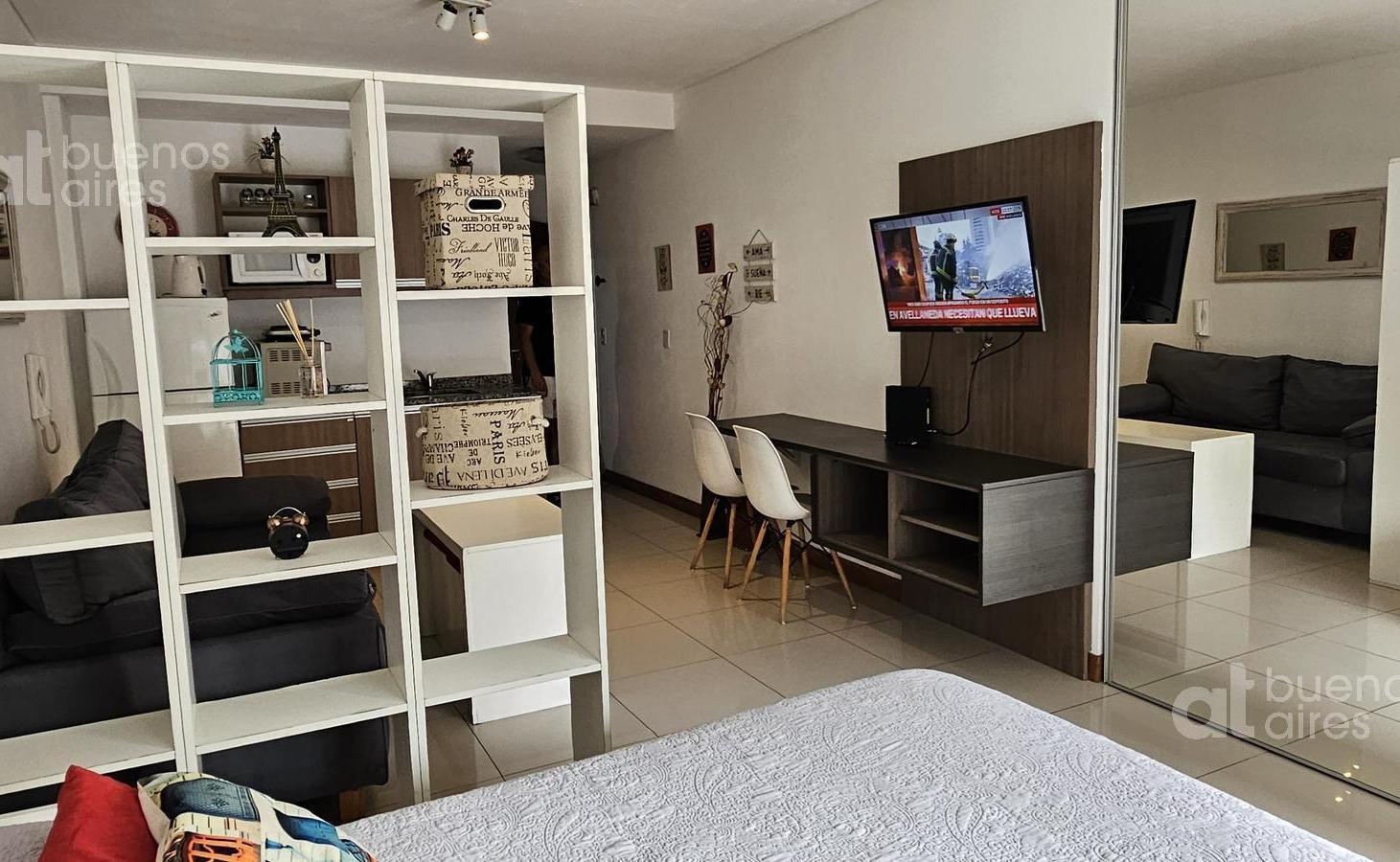 Departamento Monoambiente amoblado en Palermo. Alquiler temporario