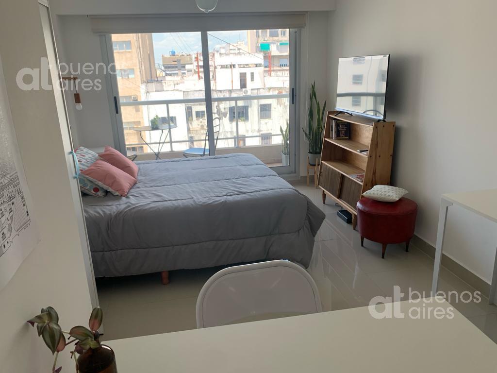 Departamento monoambiente para alquiler temporario en complejo con amenities. San Telmo.