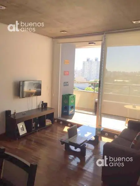Departamento 2 ambientes con balcón y amenities en alquiler temporario Chacarita 2