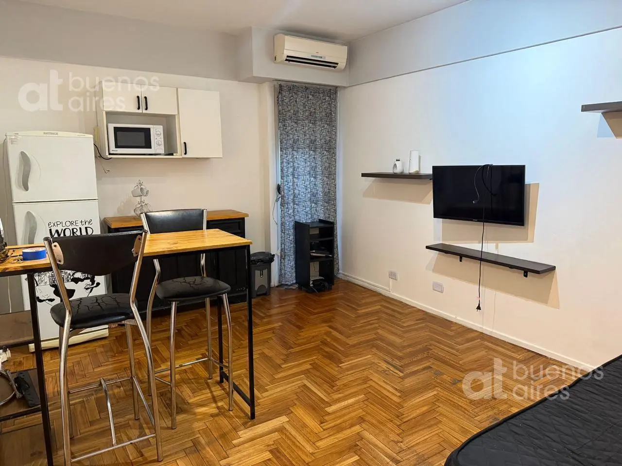 Departamento Monoambiente en Recoleta en Alquiler temporraio. 5