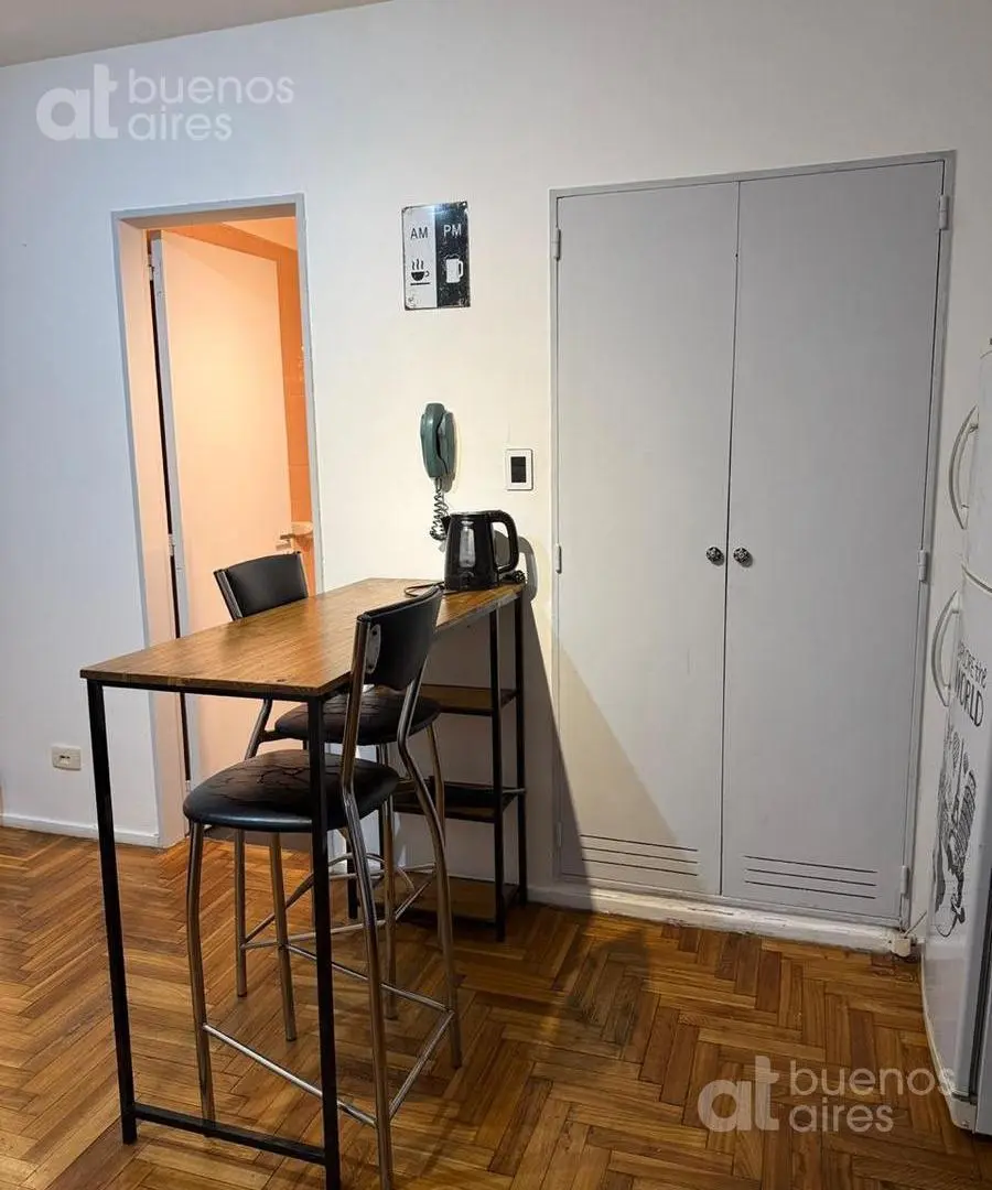 Departamento Monoambiente en Recoleta en Alquiler temporraio. 4