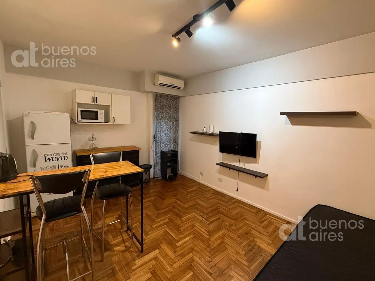 Departamento Monoambiente en Recoleta en Alquiler temporraio. 1
