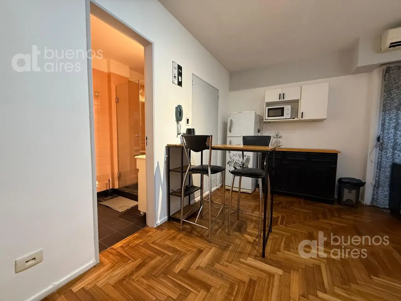 Departamento Monoambiente en Recoleta en Alquiler temporraio. 2