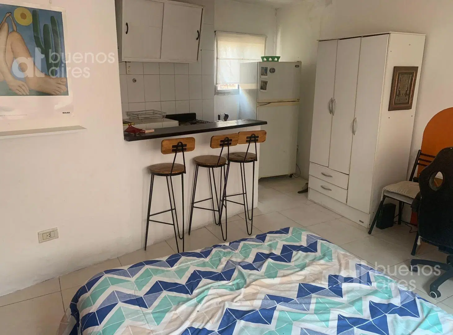 Departamento tipo PH amoblado para alquiler temporario en Balvanera 8