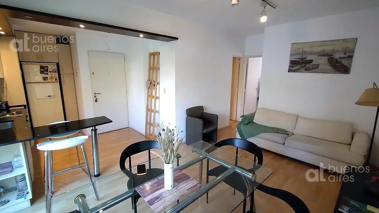 Departamento 2 ambientes con balcon y amenities en Las Cañitas en alquiler temporario 3