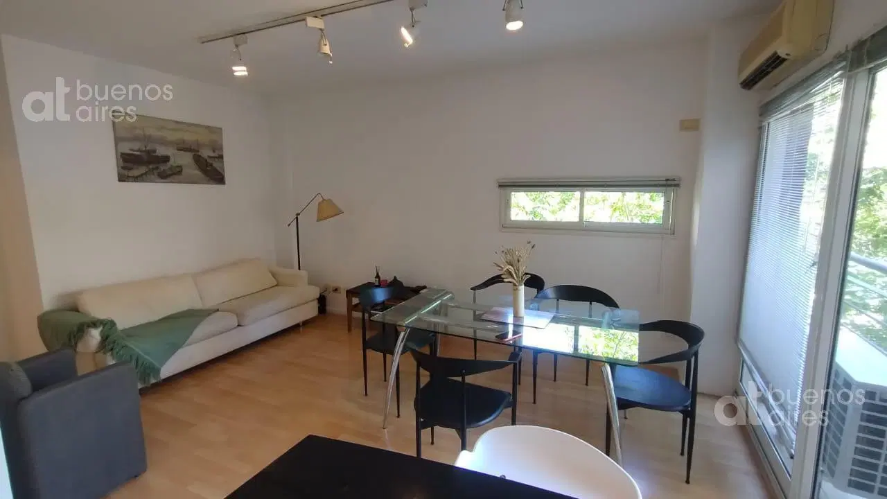 Departamento 2 ambientes con balcon y amenities en Las Cañitas en alquiler temporario 5