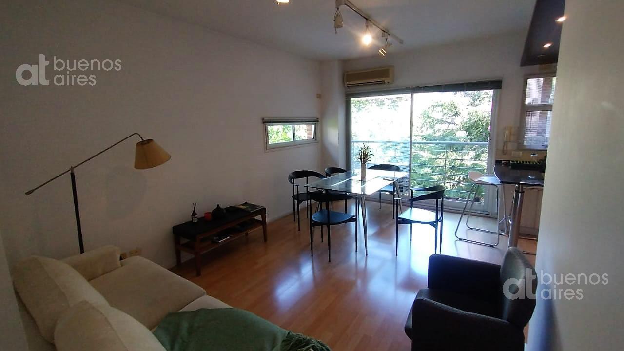 Departamento 2 ambientes con balcon y amenities en Las Cañitas en alquiler temporario