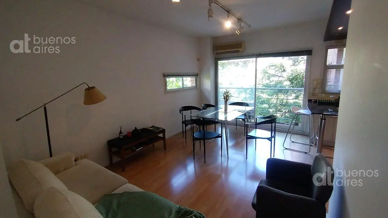 Departamento 2 ambientes con balcon y amenities en Las Cañitas en alquiler temporario 2