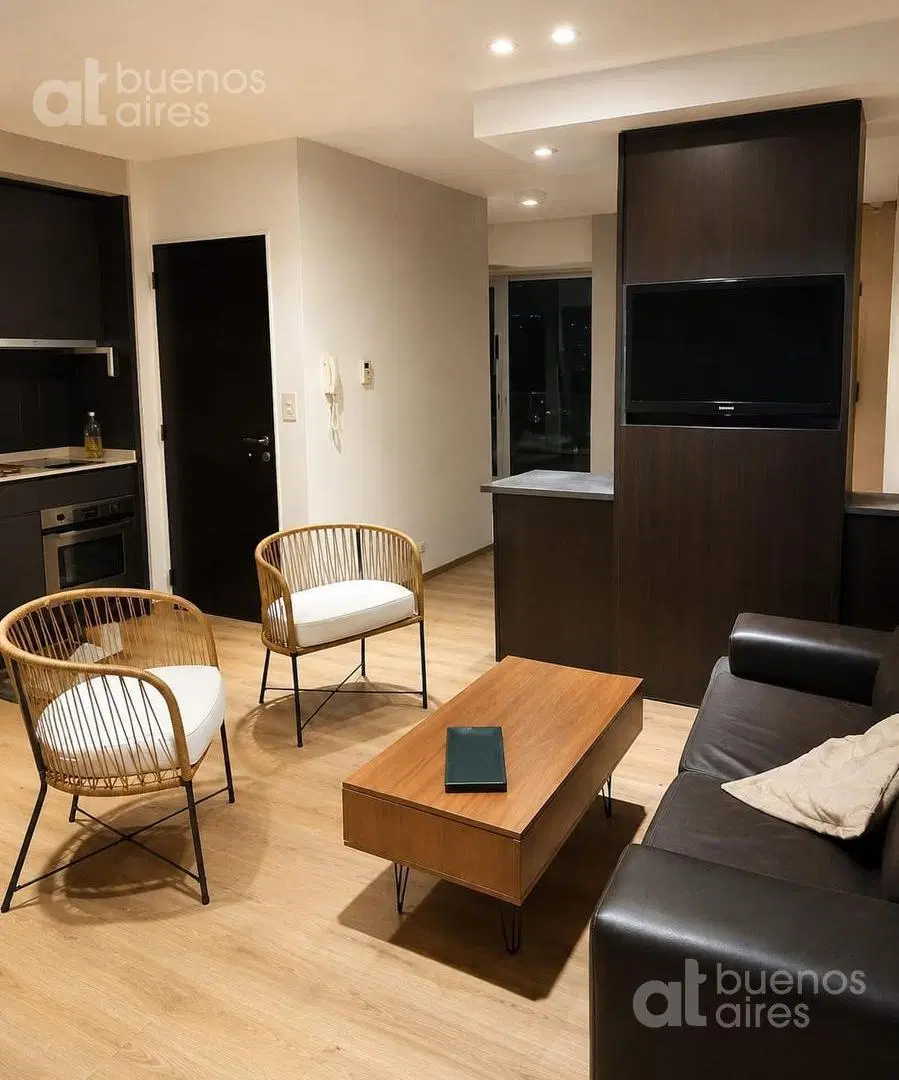 Monoambiente con balcón y amenities en Recoleta en alquiler temporario 2