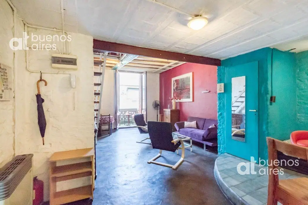 Departamento tipo Loft 2 ambientes con balcón en alquiler temporario en San Telmo 1
