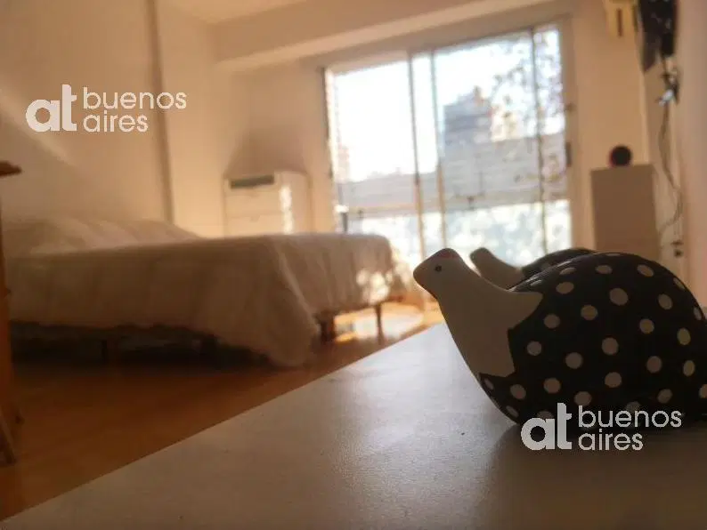 Departamento monoambiente en Villa Crespo con balcón con amenities en alquiler temporario. 2