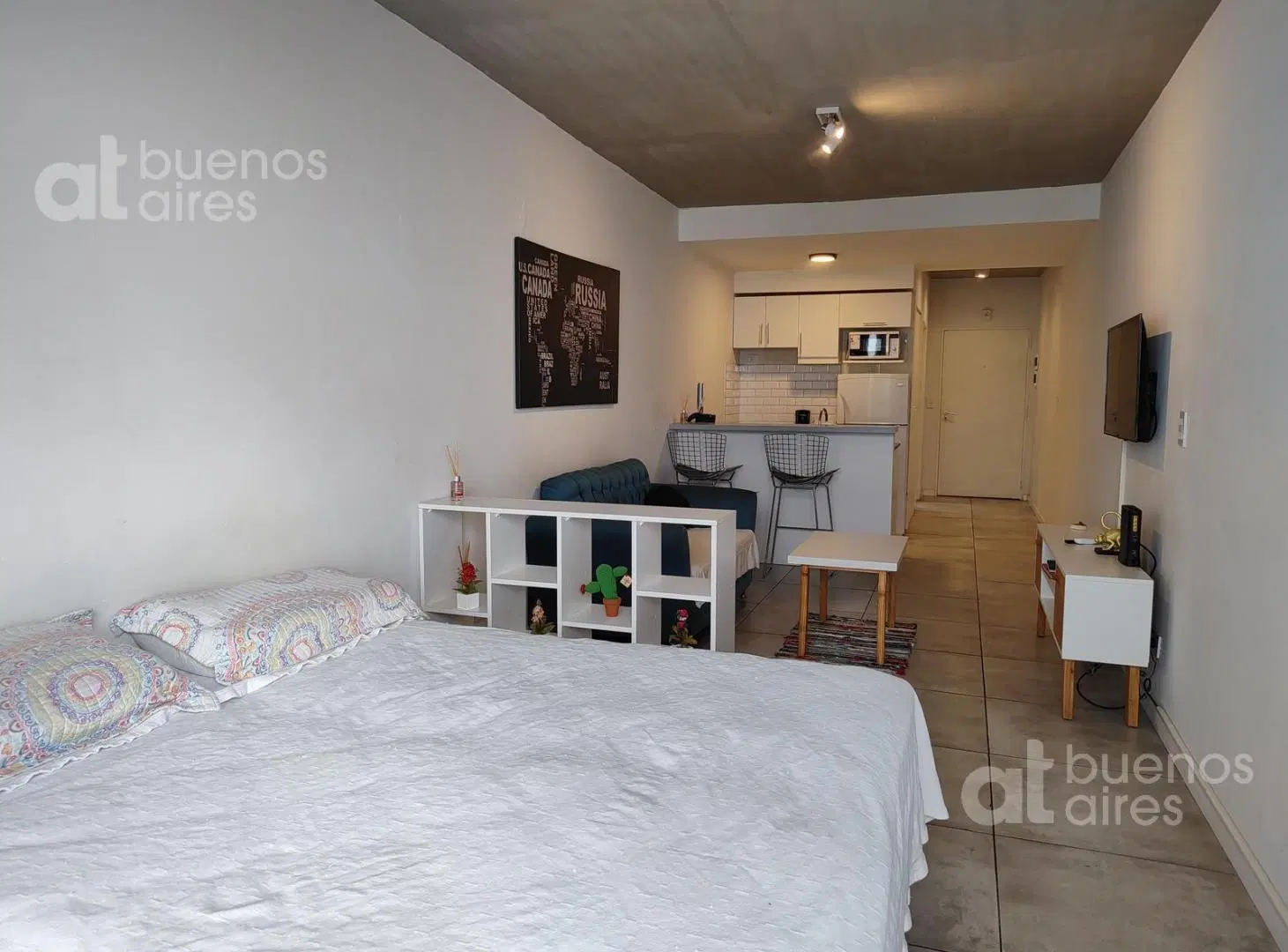 Monoambiente con balcón en San Telmo en alquiler temporario 1