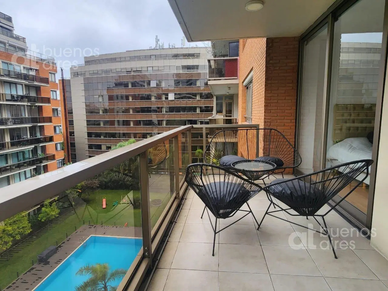 Departamento de tres ambientes para alquiler temporario en Puerto Madero 3