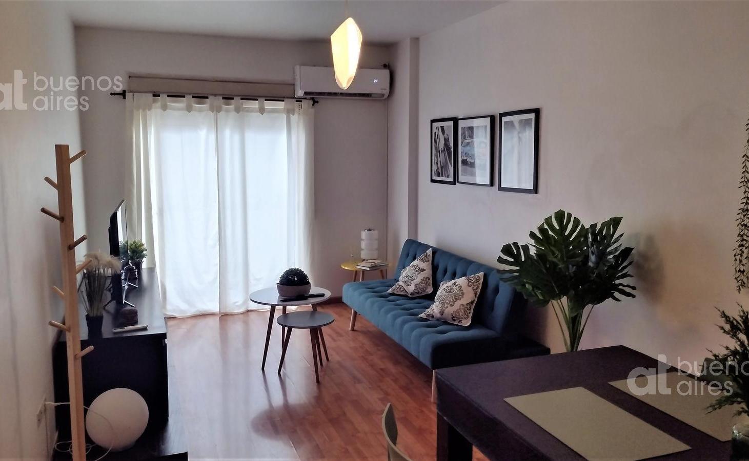 Departamento 2 ambientes con balcón en Palermo en alquiler temporario