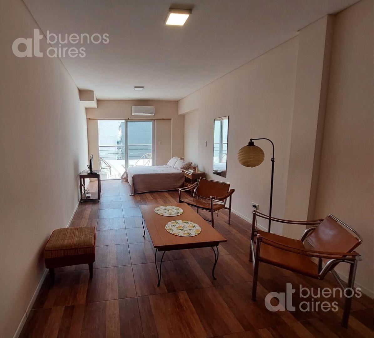 Monoambiente con balcon en Villa Urquiza en alquiler temporario