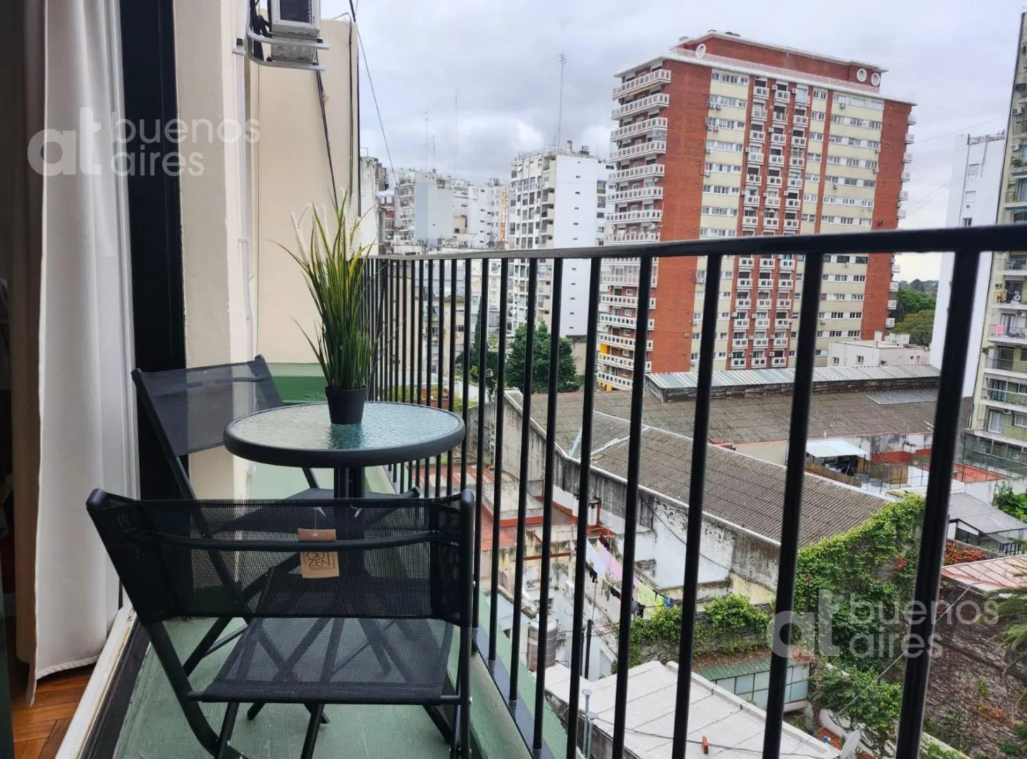Dos ambientes en Palermo con Balcón Alquiler Temporal 4