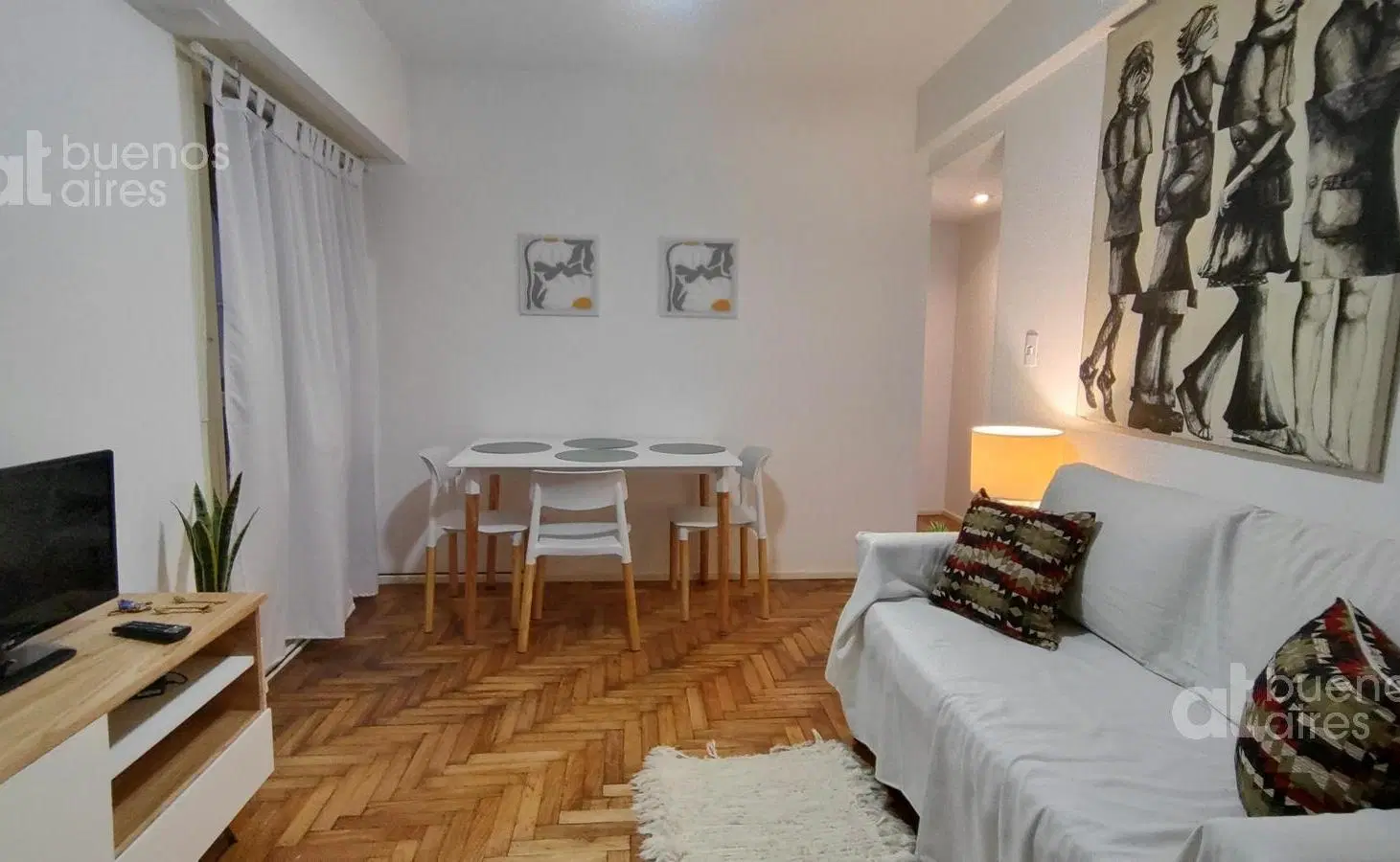 Departamento alquiler temporario Palermo 2 ambientes 4