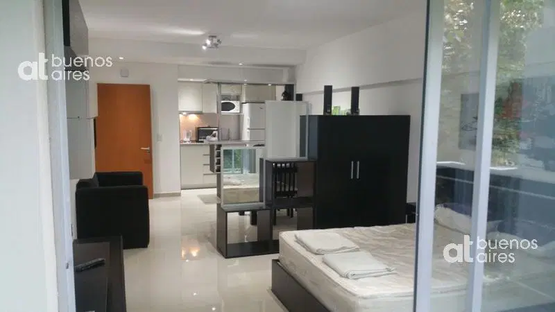 Departamento monoambiente con balcón y amenities Palermo Hollywood Alquiler temporario 3