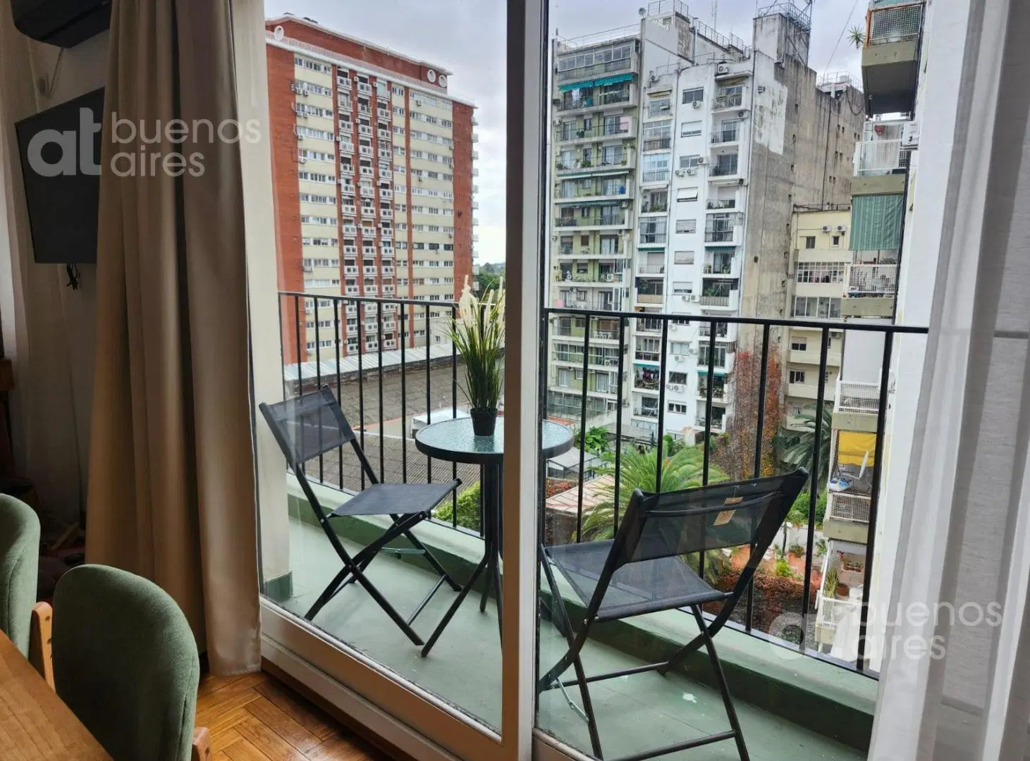 Dos ambientes en Palermo con Balcón Alquiler Temporal 2