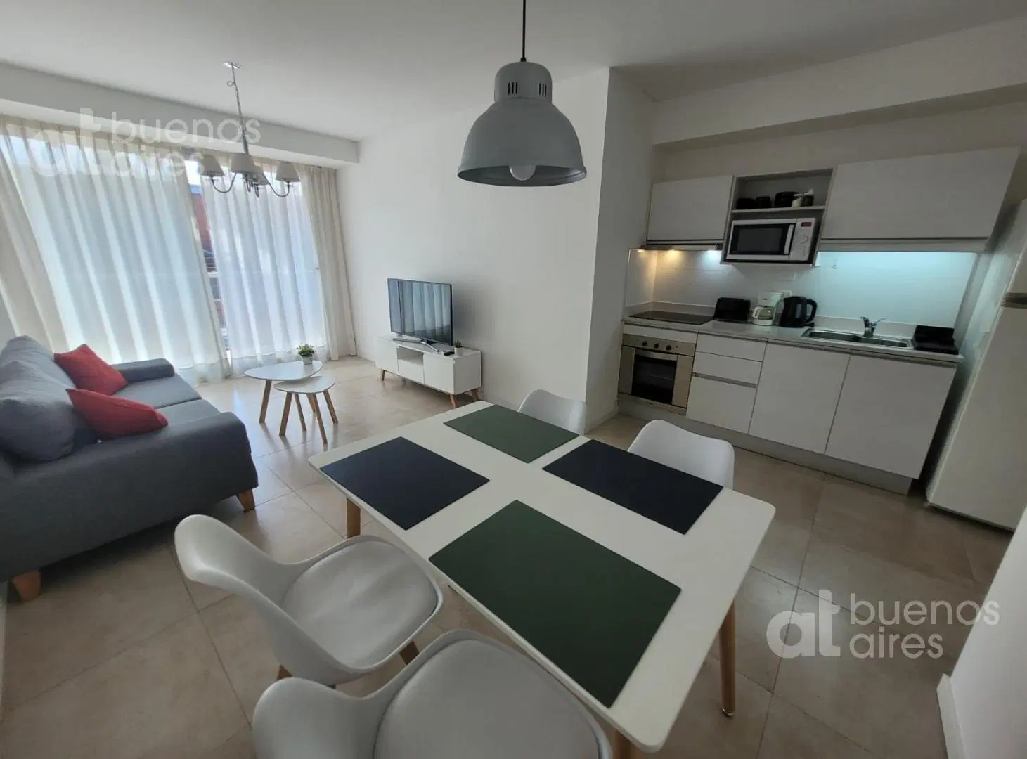 Dos ambientes en Alquiler Temporal Palermo FULL AMENITIES 1