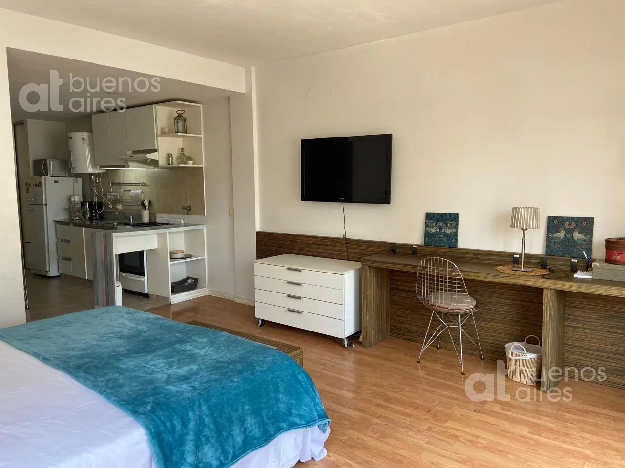 Monoambiente en Villa Crespo con Balcón y Pileta - Alquiler Temporal 2