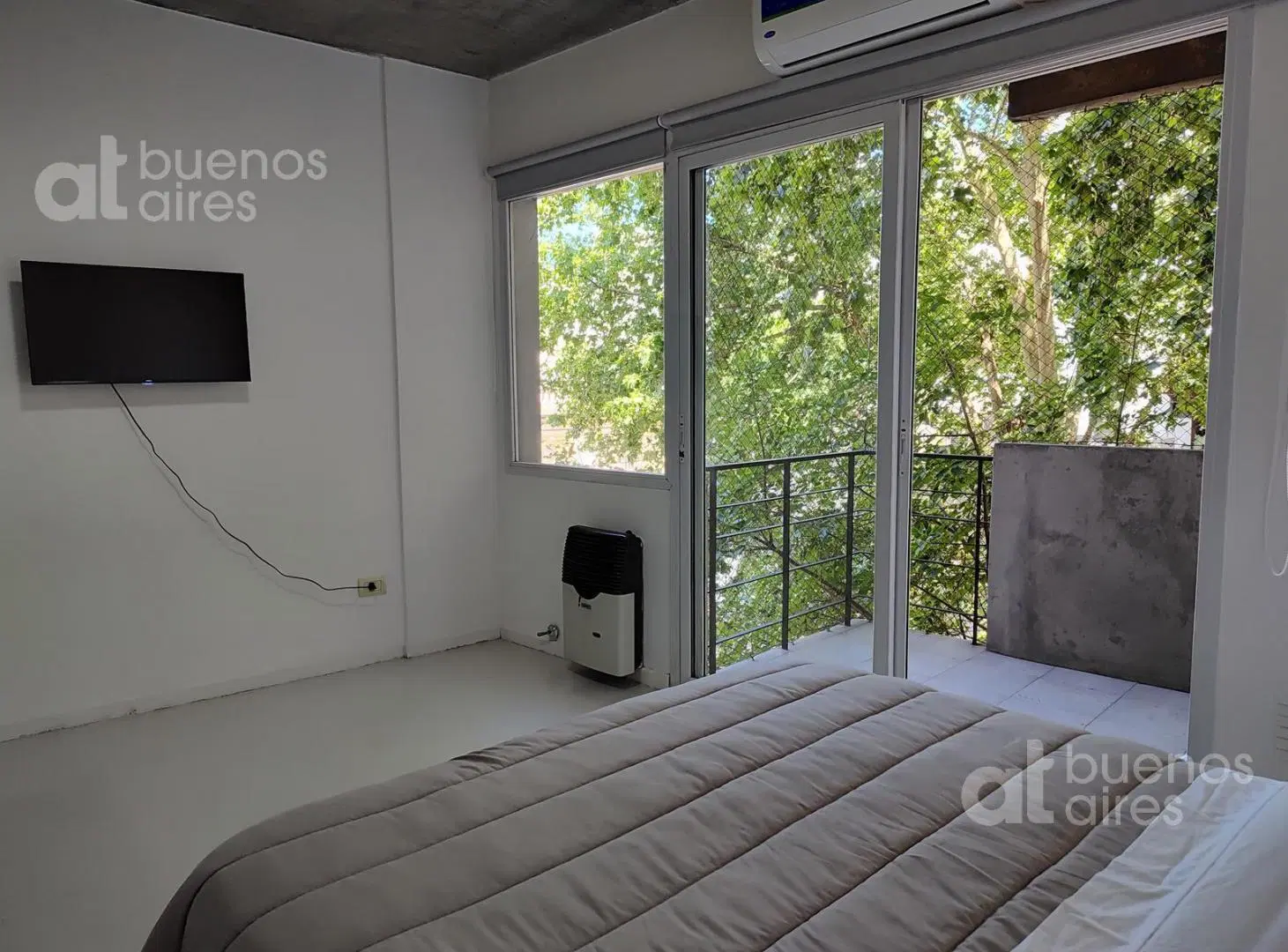 Departamento monoambiente alquiler temporal Almagro balcón 5