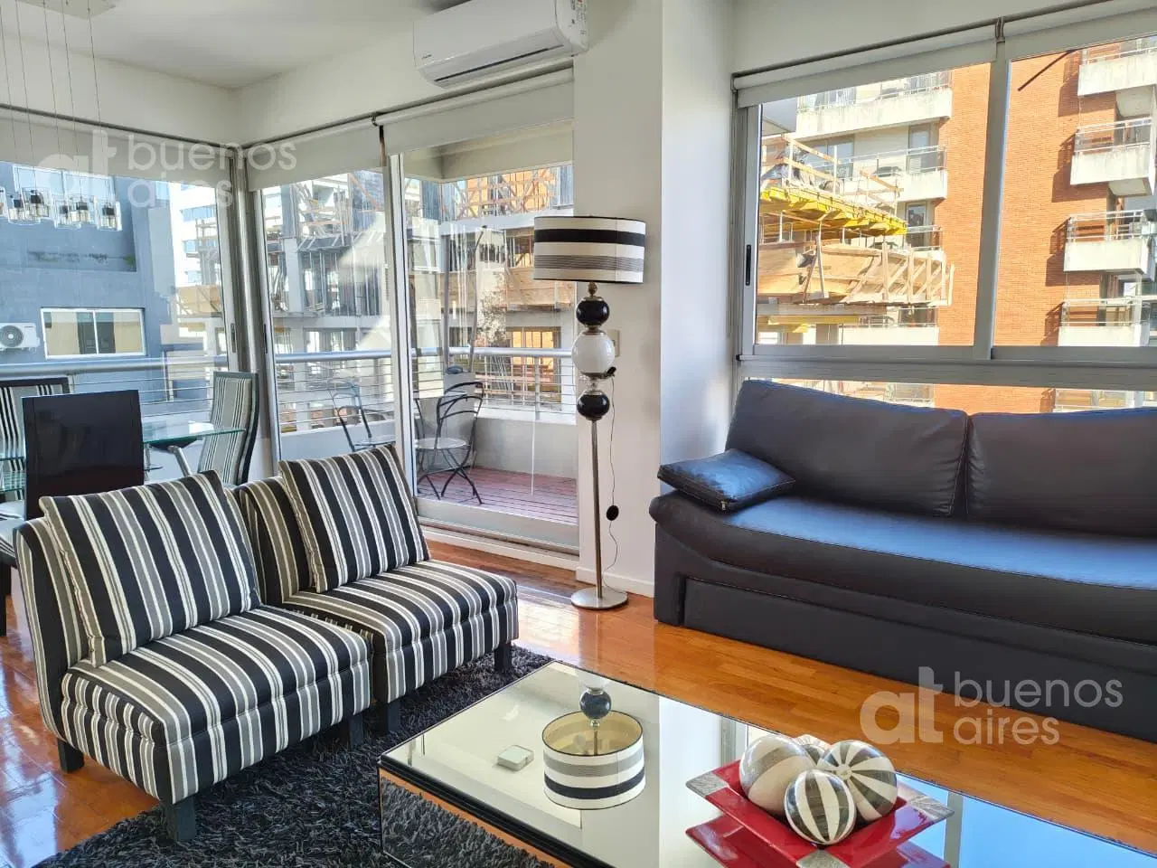 Departamento 2 ambientes balcón amenities alquiler temporario Palermo Hollywood 3