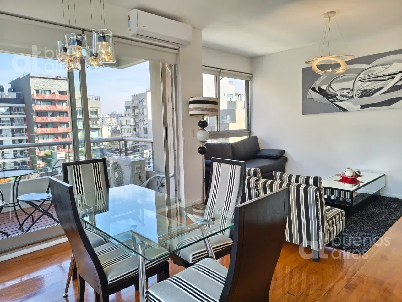Departamento 2 ambientes balcón amenities alquiler temporario Palermo Hollywood 4