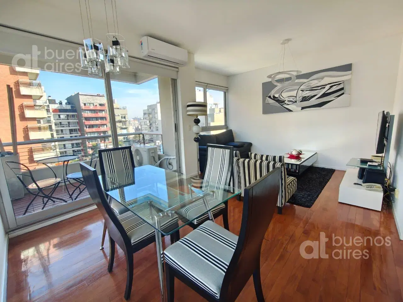 Departamento 2 ambientes balcón amenities alquiler temporario Palermo Hollywood 5