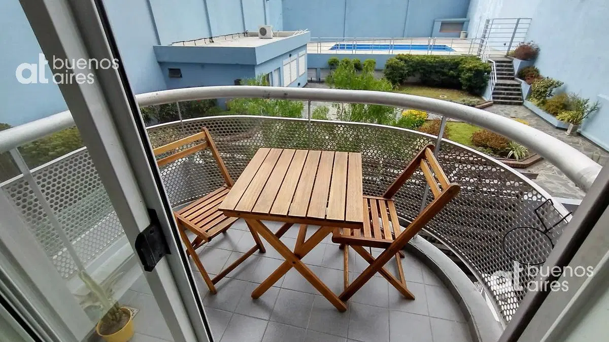 Departamento con balcón y amenities en alquiler temporario Chacarita 5