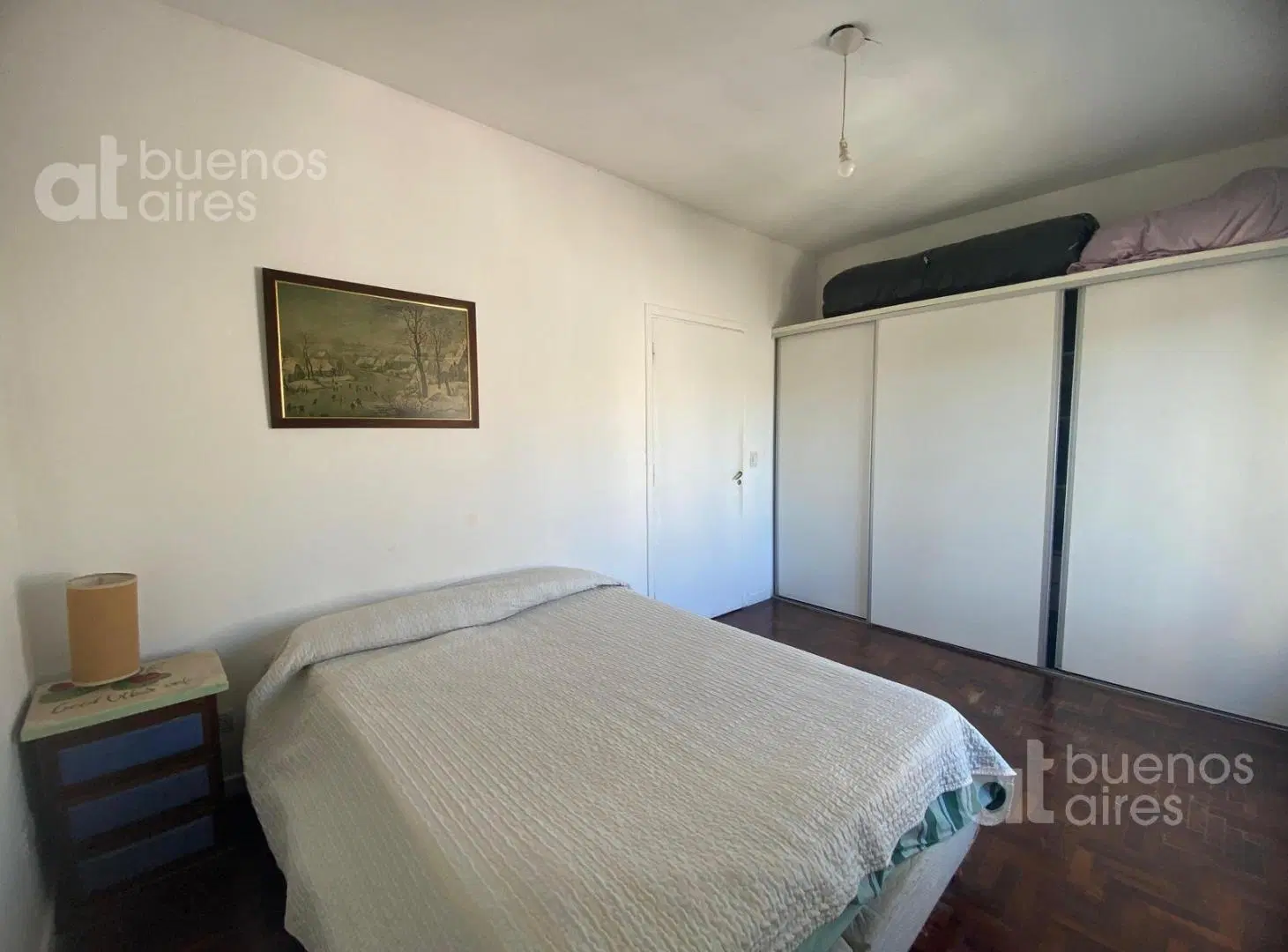 Departamento dos ambientes con balcón y terraza con Parrila 2