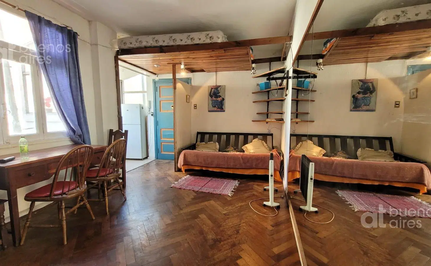 Departamento monoambiente con terraza en Balvanera en Alquiler Temporario 1