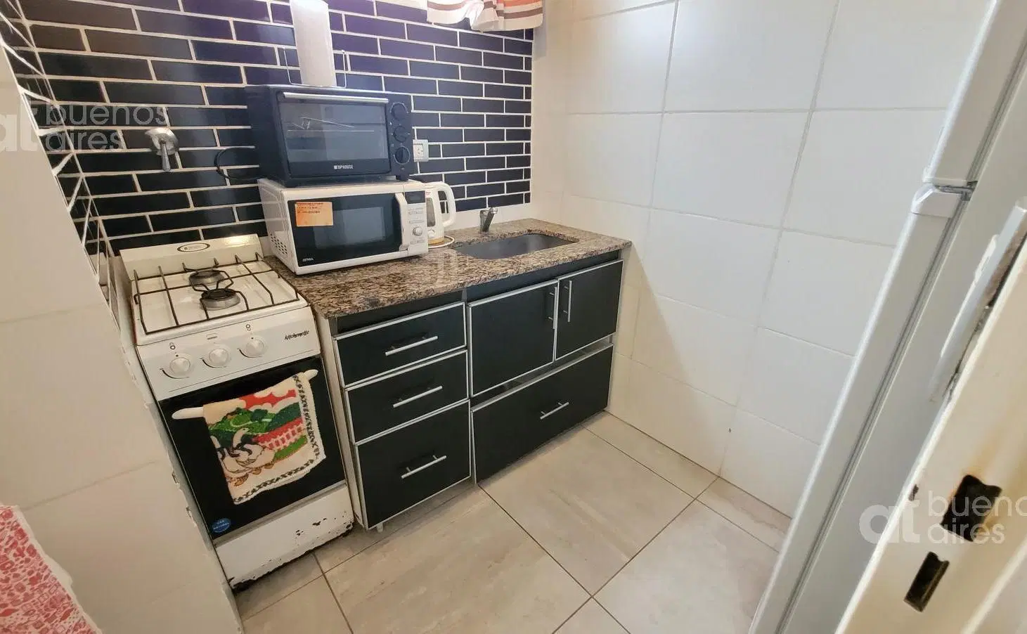 Departamento monoambiente en Recoleta con seguridad 24hs en Alquiler Temporario 8