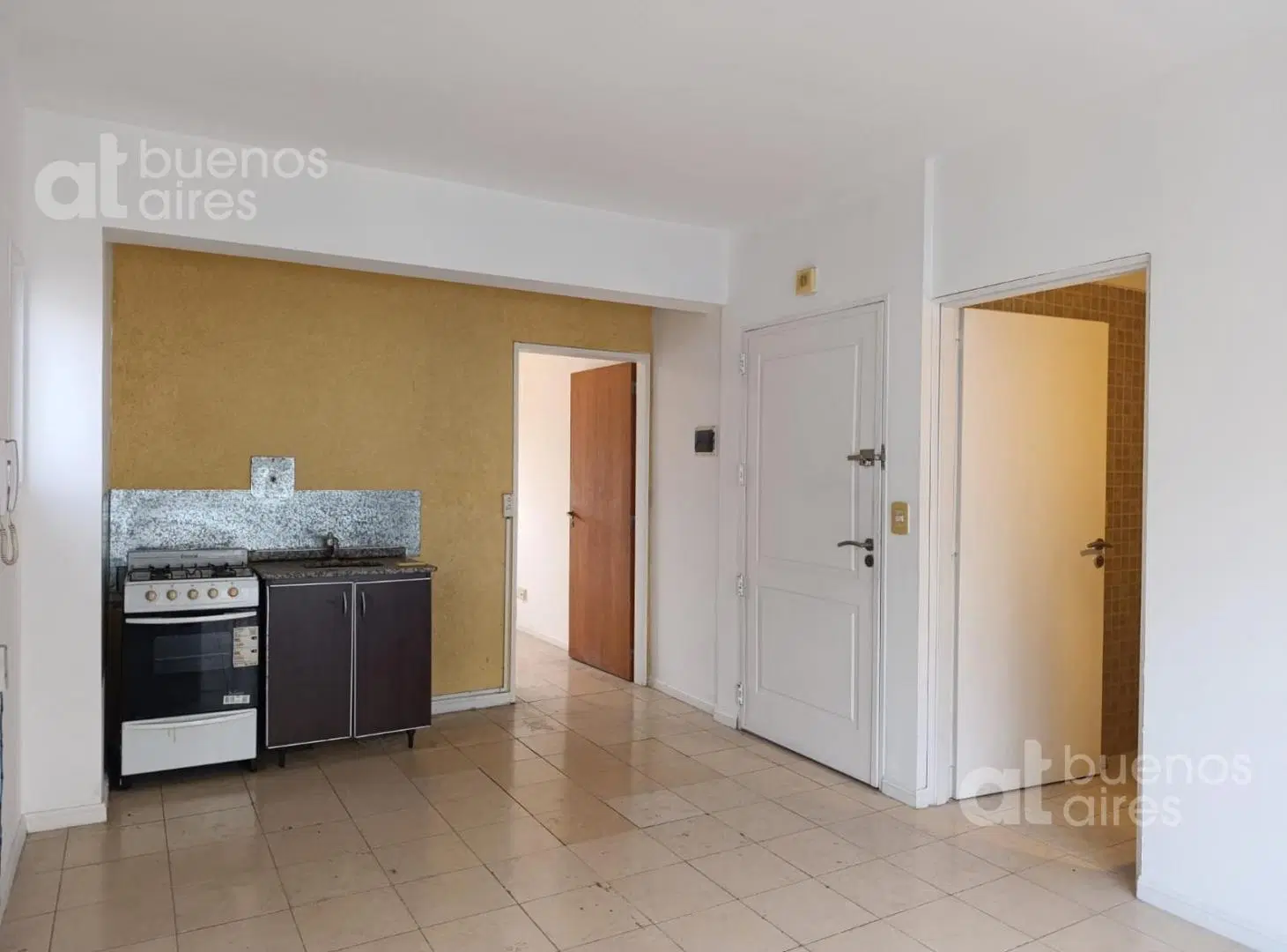 Departamento 2 ambientes con balcon al frente 5