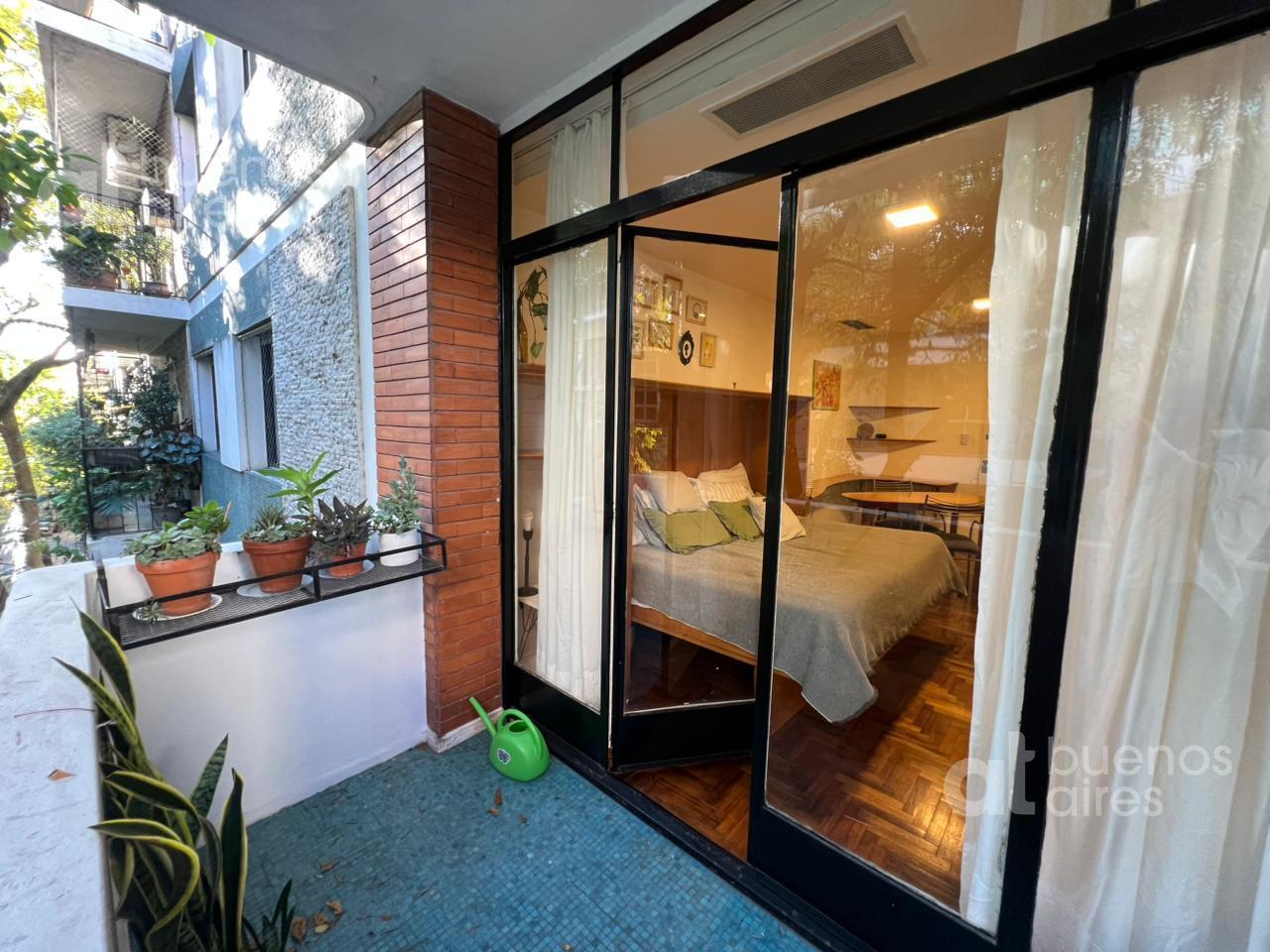 Foto de Departamento monoambiente con balcón en Belgrano en Alquiler temporario, imagen 4